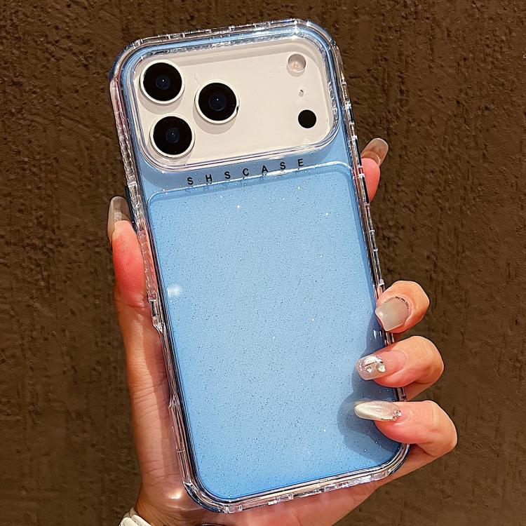 Glitter Powder 3-in-1 TPU + PC Phone Case, For iPhone 18 Pro / 17 Pro, For iPhone 18 Pro Max / 17 Pro Max