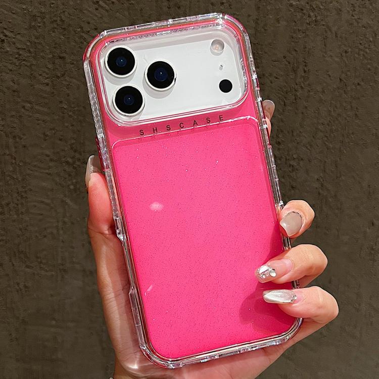 Glitter Powder 3-in-1 TPU + PC Phone Case, For iPhone 18 Pro / 17 Pro, For iPhone 18 Pro Max / 17 Pro Max