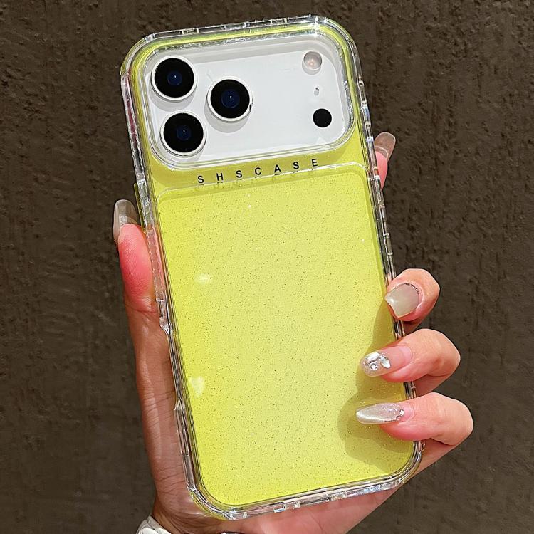 Glitter Powder 3-in-1 TPU + PC Phone Case, For iPhone 18 Pro / 17 Pro, For iPhone 18 Pro Max / 17 Pro Max