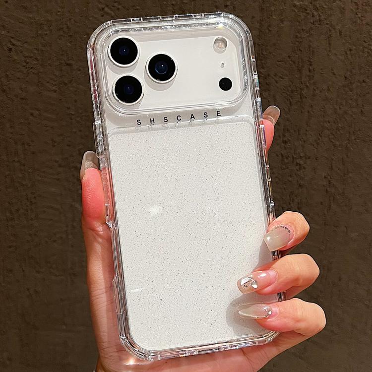 Glitter Powder 3-in-1 TPU + PC Phone Case, For iPhone 18 Pro / 17 Pro, For iPhone 18 Pro Max / 17 Pro Max