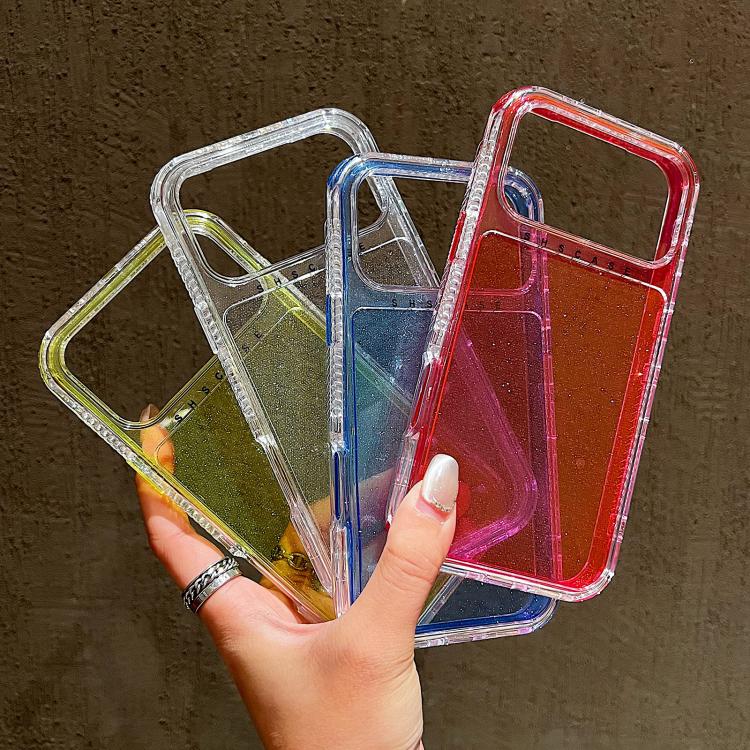 Glitter Powder 3-in-1 TPU + PC Phone Case, For iPhone 18 Pro / 17 Pro, For iPhone 18 Pro Max / 17 Pro Max