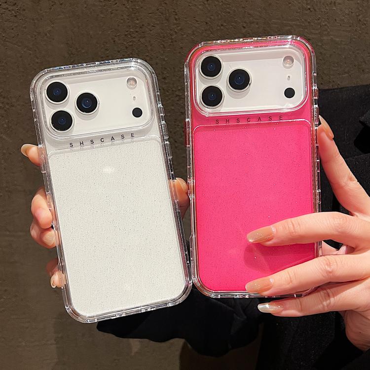 Glitter Powder 3-in-1 TPU + PC Phone Case, For iPhone 18 Pro / 17 Pro, For iPhone 18 Pro Max / 17 Pro Max