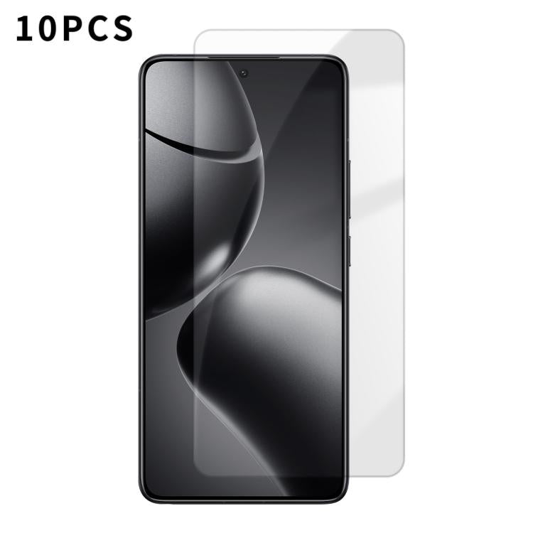 Kalebol 10pcs High-Aluminum Semi-Screen Anti-Fingerprint HD Tempered Glass Film, For Xiaomi Poco M8 Power 5G, For Xiaomi 17T Pro 5G, For Xiaomi Poco C81 Pro 4G, For Xiaomi 17T 5G, For Xiaomi 17 Ultra, For Xiaomi 17 Pro Max, For Xiaomi 17 Pro           ...