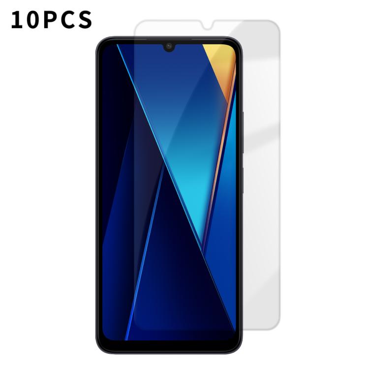 Kalebol 10pcs High-Aluminum Semi-Screen Anti-Fingerprint HD Tempered Glass Film, For Xiaomi Poco M8 Power 5G, For Xiaomi 17T Pro 5G, For Xiaomi Poco C81 Pro 4G, For Xiaomi 17T 5G, For Xiaomi 17 Ultra, For Xiaomi 17 Pro Max, For Xiaomi 17 Pro           ...