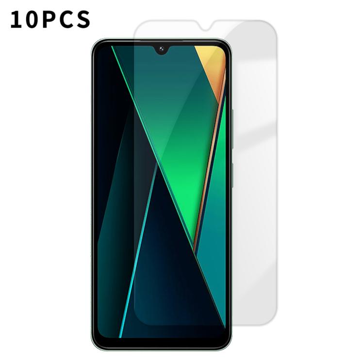Kalebol 10pcs High-Aluminum Semi-Screen Anti-Fingerprint HD Tempered Glass Film, For Xiaomi Poco M8 Power 5G, For Xiaomi 17T Pro 5G, For Xiaomi Poco C81 Pro 4G, For Xiaomi 17T 5G, For Xiaomi 17 Ultra, For Xiaomi 17 Pro Max, For Xiaomi 17 Pro           ...