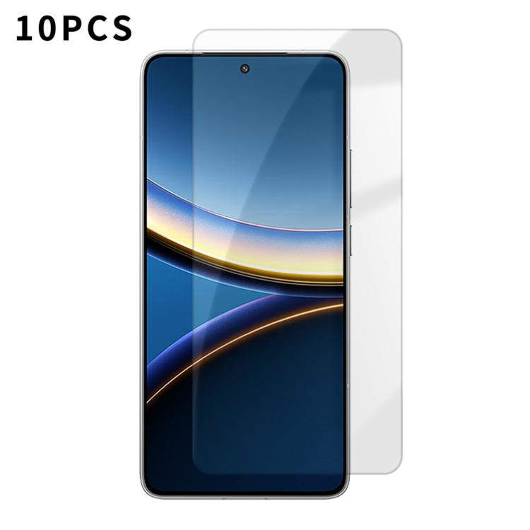 Kalebol 10pcs High-Aluminum Semi-Screen Anti-Fingerprint HD Tempered Glass Film, For Xiaomi Poco M8 Power 5G, For Xiaomi 17T Pro 5G, For Xiaomi Poco C81 Pro 4G, For Xiaomi 17T 5G, For Xiaomi 17 Ultra, For Xiaomi 17 Pro Max, For Xiaomi 17 Pro           ...