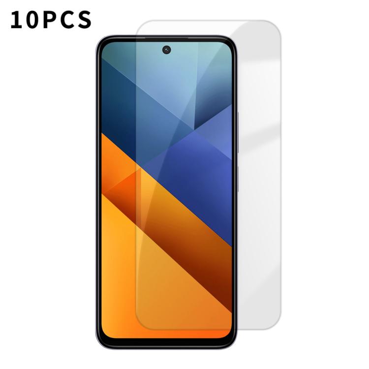 Kalebol 10pcs High-Aluminum Semi-Screen Anti-Fingerprint HD Tempered Glass Film, For Xiaomi Poco M8 Power 5G, For Xiaomi 17T Pro 5G, For Xiaomi Poco C81 Pro 4G, For Xiaomi 17T 5G, For Xiaomi 17 Ultra, For Xiaomi 17 Pro Max, For Xiaomi 17 Pro           ...