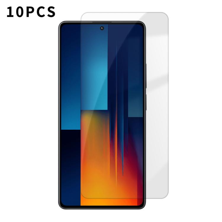 Kalebol 10pcs High-Aluminum Semi-Screen Anti-Fingerprint HD Tempered Glass Film, For Xiaomi Poco M8 Power 5G, For Xiaomi 17T Pro 5G, For Xiaomi Poco C81 Pro 4G, For Xiaomi 17T 5G, For Xiaomi 17 Ultra, For Xiaomi 17 Pro Max, For Xiaomi 17 Pro           ...