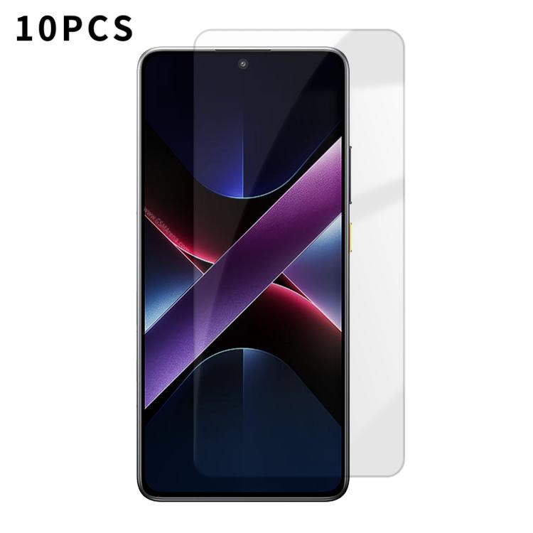 Kalebol 10pcs High-Aluminum Semi-Screen Anti-Fingerprint HD Tempered Glass Film, For Xiaomi Poco M8 Power 5G, For Xiaomi 17T Pro 5G, For Xiaomi Poco C81 Pro 4G, For Xiaomi 17T 5G, For Xiaomi 17 Ultra, For Xiaomi 17 Pro Max, For Xiaomi 17 Pro           ...