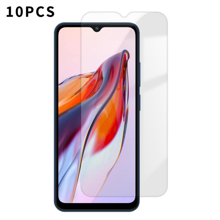 Kalebol 10pcs High-Aluminum Semi-Screen Anti-Fingerprint HD Tempered Glass Film, For Redmi 12C, For Redmi Note 12 Pro Speed, For Redmi Note 11 Pro 5G, For Redmi Note 11E Pro 5G, For Redmi Note 11E 5G, For Redmi Note 11 Pro+ 5G, For Redmi Note 11 5G