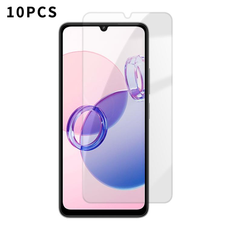 Kalebol 10pcs High-Aluminum Semi-Screen Anti-Fingerprint HD Tempered Glass Film, For Redmi A7 Pro 171mm / Poco C85x 5G, For Redmi R70m 5G, For Redmi R70 5G, For Redmi Turbo 5 Pro Max / Poco X8 Pro Max, For Redmi Turbo 5 5G / Poco X8 Pro 5G, For Redmi K...