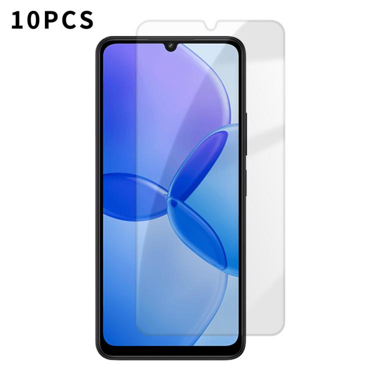 Kalebol 10pcs High-Aluminum Semi-Screen Anti-Fingerprint HD Tempered Glass Film, For Redmi A7 Pro 171mm / Poco C85x 5G, For Redmi R70m 5G, For Redmi R70 5G, For Redmi Turbo 5 Pro Max / Poco X8 Pro Max, For Redmi Turbo 5 5G / Poco X8 Pro 5G, For Redmi K...