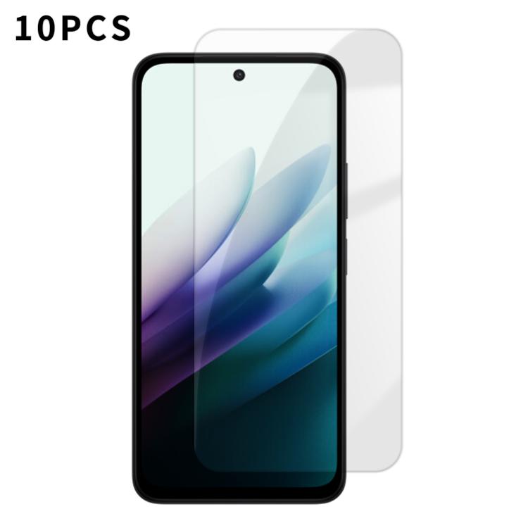 Kalebol 10pcs High-Aluminum Semi-Screen Anti-Fingerprint HD Tempered Glass Film, For Redmi A7 Pro 171mm / Poco C85x 5G, For Redmi R70m 5G, For Redmi R70 5G, For Redmi Turbo 5 Pro Max / Poco X8 Pro Max, For Redmi Turbo 5 5G / Poco X8 Pro 5G, For Redmi K...