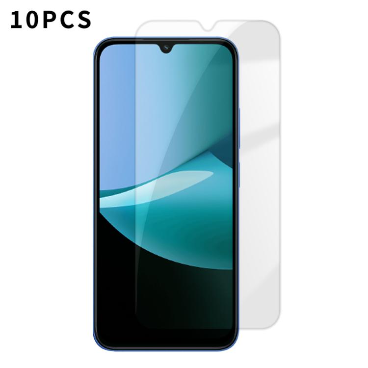 Kalebol 10pcs High-Aluminum Semi-Screen Anti-Fingerprint HD Tempered Glass Film, For Redmi A7 Pro 171mm / Poco C85x 5G, For Redmi R70m 5G, For Redmi R70 5G, For Redmi Turbo 5 Pro Max / Poco X8 Pro Max, For Redmi Turbo 5 5G / Poco X8 Pro 5G, For Redmi K...