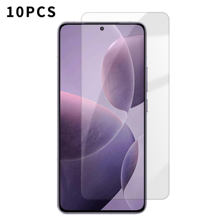 Kalebol 10pcs High-Aluminum Semi-Screen Anti-Fingerprint HD Tempered Glass Film, For Redmi A7 Pro 171mm / Poco C85x 5G, For Redmi R70m 5G, For Redmi R70 5G, For Redmi Turbo 5 Pro Max / Poco X8 Pro Max, For Redmi Turbo 5 5G / Poco X8 Pro 5G, For Redmi K...