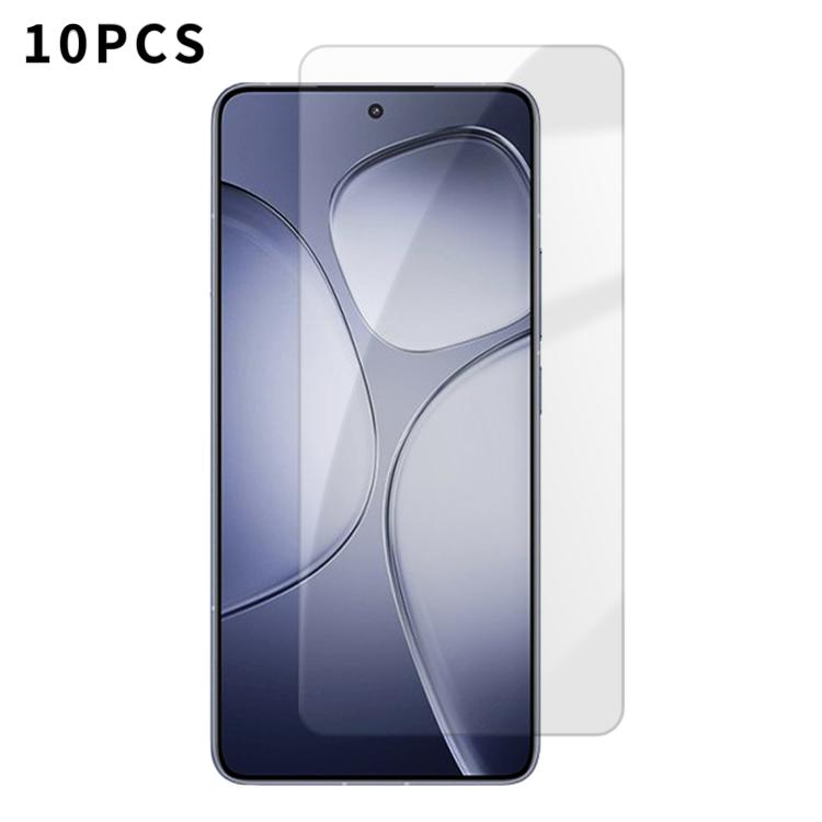 Kalebol 10pcs High-Aluminum Semi-Screen Anti-Fingerprint HD Tempered Glass Film, For Redmi A7 Pro 171mm / Poco C85x 5G, For Redmi R70m 5G, For Redmi R70 5G, For Redmi Turbo 5 Pro Max / Poco X8 Pro Max, For Redmi Turbo 5 5G / Poco X8 Pro 5G, For Redmi K...