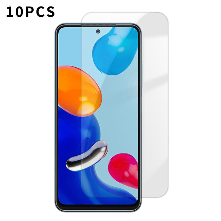 Kalebol 10pcs High-Aluminum Semi-Screen Anti-Fingerprint HD Tempered Glass Film, For Redmi 12C, For Redmi Note 12 Pro Speed, For Redmi Note 11 Pro 5G, For Redmi Note 11E Pro 5G, For Redmi Note 11E 5G, For Redmi Note 11 Pro+ 5G, For Redmi Note 11 5G