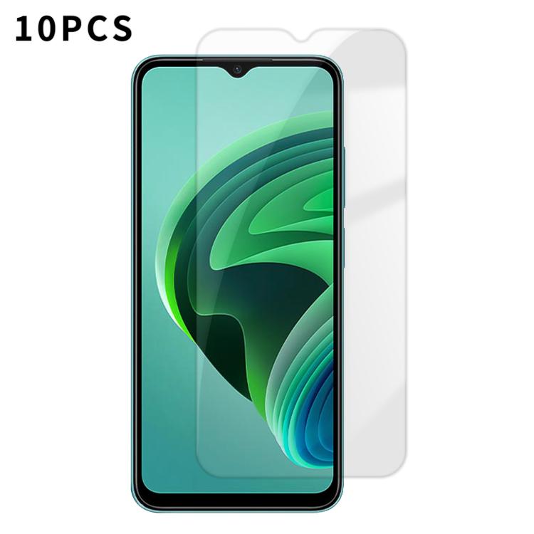 Kalebol 10pcs High-Aluminum Semi-Screen Anti-Fingerprint HD Tempered Glass Film, For Redmi 12C, For Redmi Note 12 Pro Speed, For Redmi Note 11 Pro 5G, For Redmi Note 11E Pro 5G, For Redmi Note 11E 5G, For Redmi Note 11 Pro+ 5G, For Redmi Note 11 5G
