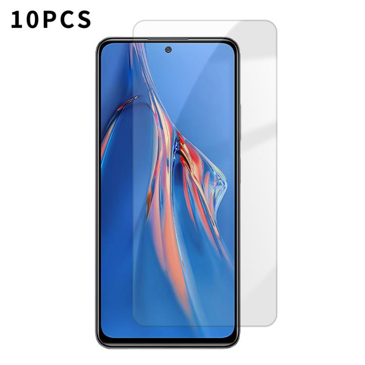 Kalebol 10pcs High-Aluminum Semi-Screen Anti-Fingerprint HD Tempered Glass Film, For Redmi 12C, For Redmi Note 12 Pro Speed, For Redmi Note 11 Pro 5G, For Redmi Note 11E Pro 5G, For Redmi Note 11E 5G, For Redmi Note 11 Pro+ 5G, For Redmi Note 11 5G