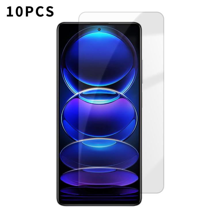 Kalebol 10pcs High-Aluminum Semi-Screen Anti-Fingerprint HD Tempered Glass Film, For Redmi A7 Pro 171mm / Poco C85x 5G, For Redmi R70m 5G, For Redmi R70 5G, For Redmi Turbo 5 Pro Max / Poco X8 Pro Max, For Redmi Turbo 5 5G / Poco X8 Pro 5G, For Redmi K...