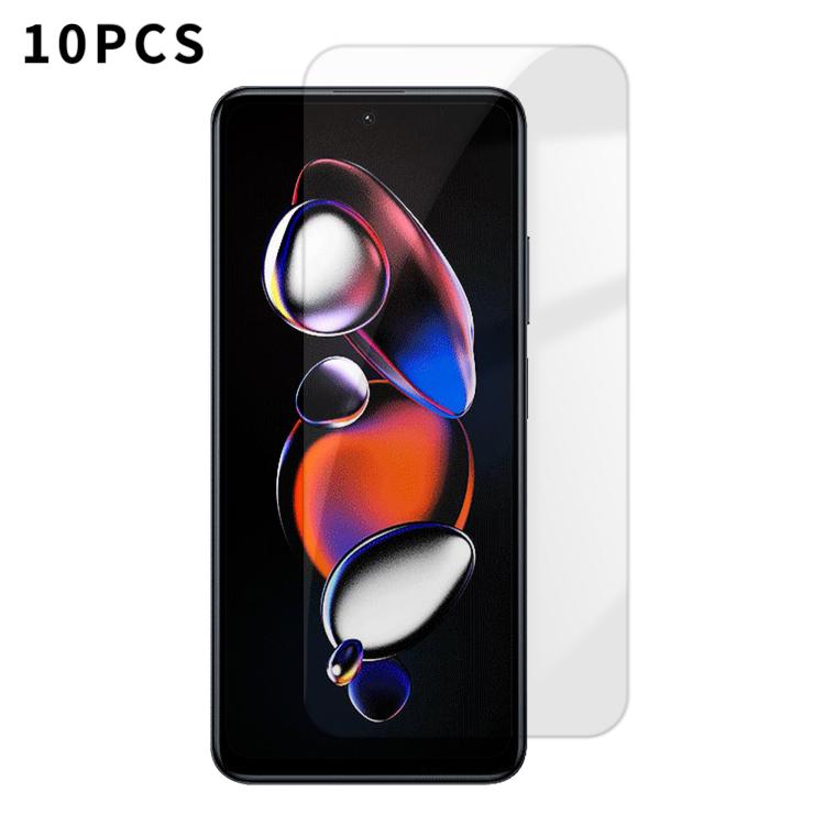 Kalebol 10pcs High-Aluminum Semi-Screen Anti-Fingerprint HD Tempered Glass Film, For Redmi A7 Pro 171mm / Poco C85x 5G, For Redmi R70m 5G, For Redmi R70 5G, For Redmi Turbo 5 Pro Max / Poco X8 Pro Max, For Redmi Turbo 5 5G / Poco X8 Pro 5G, For Redmi K...