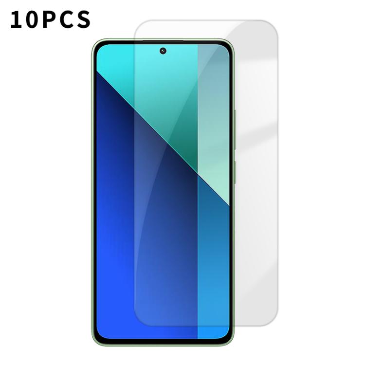 Kalebol 10pcs High-Aluminum Semi-Screen Anti-Fingerprint HD Tempered Glass Film, For Redmi A7 Pro 171mm / Poco C85x 5G, For Redmi R70m 5G, For Redmi R70 5G, For Redmi Turbo 5 Pro Max / Poco X8 Pro Max, For Redmi Turbo 5 5G / Poco X8 Pro 5G, For Redmi K...