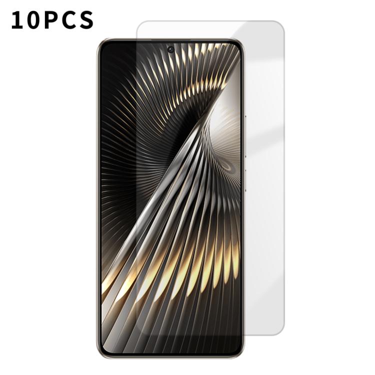 Kalebol 10pcs High-Aluminum Semi-Screen Anti-Fingerprint HD Tempered Glass Film, For Redmi A7 Pro 171mm / Poco C85x 5G, For Redmi R70m 5G, For Redmi R70 5G, For Redmi Turbo 5 Pro Max / Poco X8 Pro Max, For Redmi Turbo 5 5G / Poco X8 Pro 5G, For Redmi K...