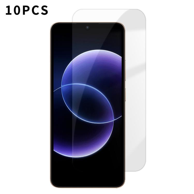 Kalebol 10pcs High-Aluminum Semi-Screen Anti-Fingerprint HD Tempered Glass Film, For Redmi Note 17 Pro Max Global 163mm, For Redmi Note 17 Pro Global 163mm, For Redmi Note 17 5G Global 171mm, For Redmi 17 5G Global 170mm, For Redmi 17 4G Global 170mm  ...