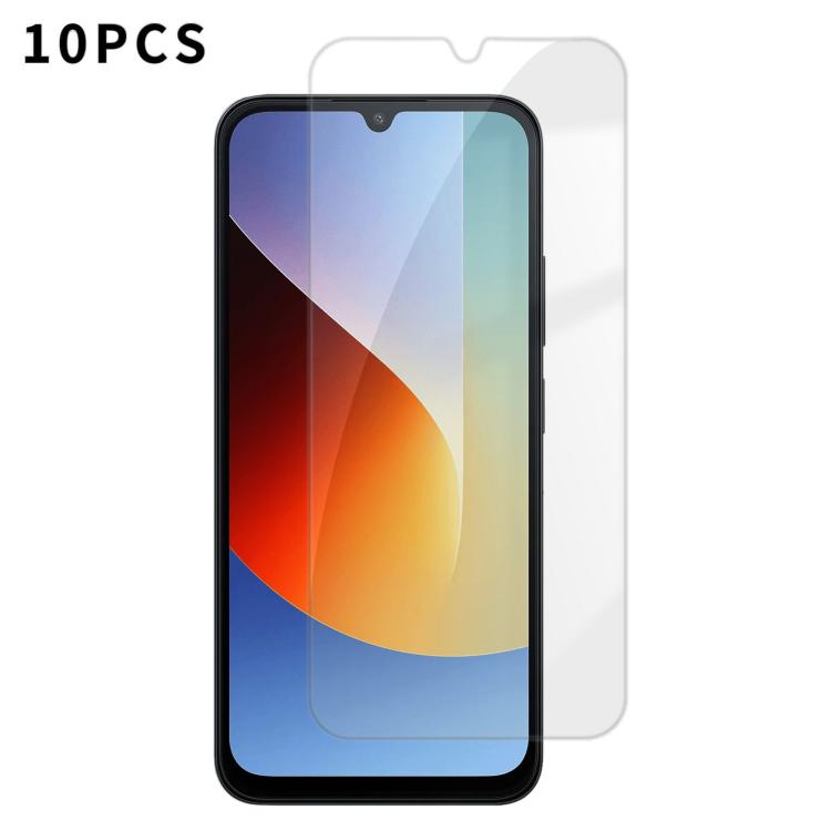 Kalebol 10pcs High-Aluminum Semi-Screen Anti-Fingerprint HD Tempered Glass Film, For Redmi Note 17 Pro Max Global 163mm, For Redmi Note 17 Pro Global 163mm, For Redmi Note 17 5G Global 171mm, For Redmi 17 5G Global 170mm, For Redmi 17 4G Global 170mm  ...