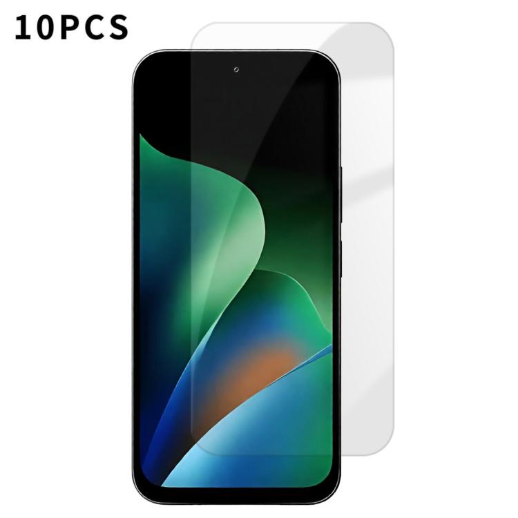 Kalebol 10pcs High-Aluminum Semi-Screen Anti-Fingerprint HD Tempered Glass Film, For Redmi Note 17 Pro Max Global 163mm, For Redmi Note 17 Pro Global 163mm, For Redmi Note 17 5G Global 171mm, For Redmi 17 5G Global 170mm, For Redmi 17 4G Global 170mm  ...