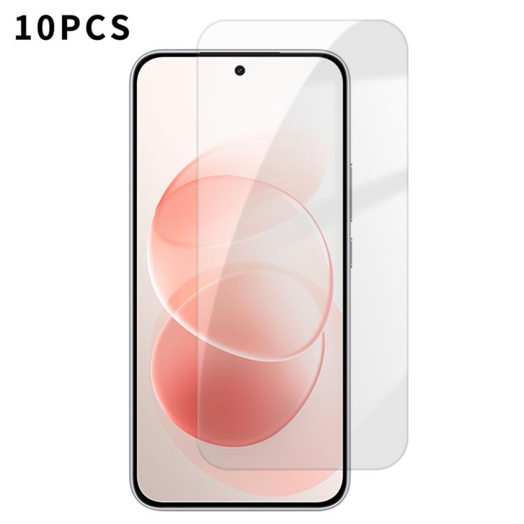 Kalebol 10pcs High-Aluminum Semi-Screen Anti-Fingerprint HD Tempered Glass Film, For Redmi Note 17 Pro Max Global 163mm, For Redmi Note 17 Pro Global 163mm, For Redmi Note 17 5G Global 171mm, For Redmi 17 5G Global 170mm, For Redmi 17 4G Global 170mm  ...