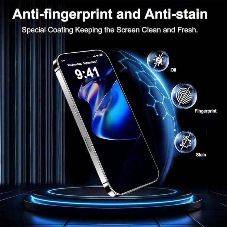 Kalebol 10pcs High-Aluminum Semi-Screen Anti-Fingerprint HD Tempered Glass Film, For Redmi Note 11 5G