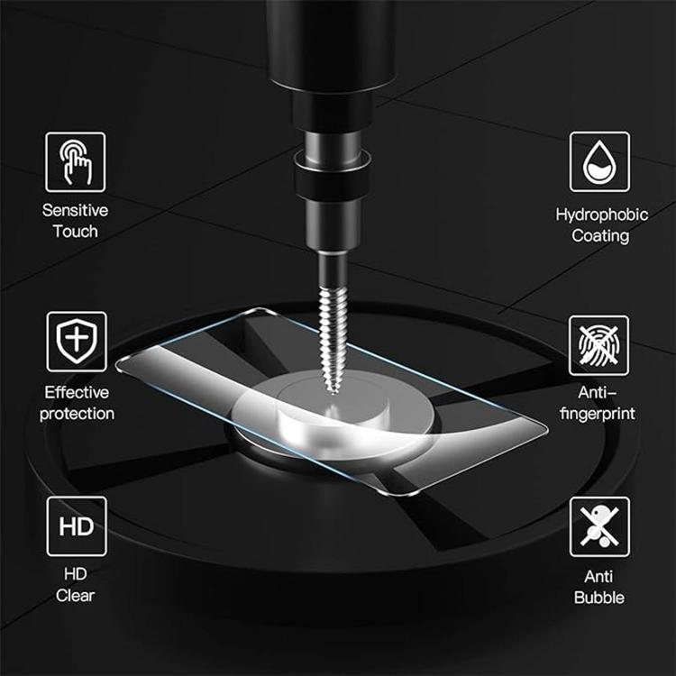 Kalebol 10pcs High-Aluminum Semi-Screen Anti-Fingerprint HD Tempered Glass Film, For Redmi Note 11 5G