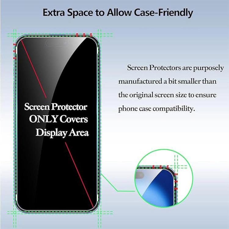 Kalebol 10pcs High-Aluminum Semi-Screen Anti-Fingerprint HD Tempered Glass Film, For Redmi Note 11 5G