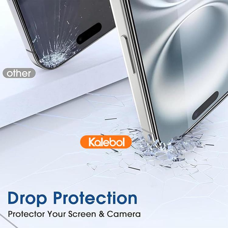 Kalebol 10pcs High-Aluminum Semi-Screen Anti-Fingerprint HD Tempered Glass Film, For Redmi Note 11 5G