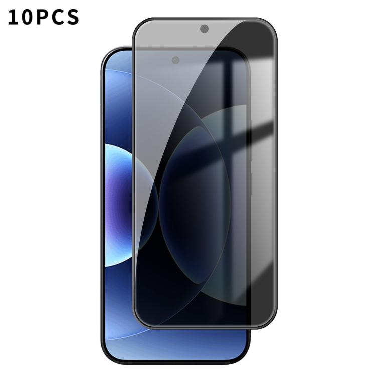 10pcs Kalebol High-Aluminum Screen-Printed Full-Coverage Black-Border Privacy Tempered Glass Film, For Xiaomi Poco M8 Power 5G, For Xiaomi 17T Pro 5G, For Xiaomi Poco C81 Pro 4G, For Xiaomi 17T 5G, For Xiaomi 17 Ultra, For Xiaomi 17 Pro Max            ...