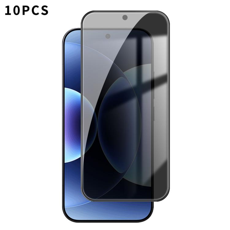 10pcs Kalebol High-Aluminum Screen-Printed Full-Coverage Black-Border Privacy Tempered Glass Film, For Xiaomi Poco M8 Power 5G, For Xiaomi 17T Pro 5G, For Xiaomi Poco C81 Pro 4G, For Xiaomi 17T 5G, For Xiaomi 17 Ultra, For Xiaomi 17 Pro Max            ...