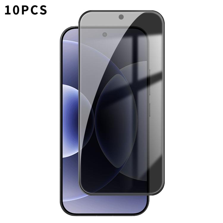 10pcs Kalebol High-Aluminum Screen-Printed Full-Coverage Black-Border Privacy Tempered Glass Film, For Xiaomi Poco M8 Power 5G, For Xiaomi 17T Pro 5G, For Xiaomi Poco C81 Pro 4G, For Xiaomi 17T 5G, For Xiaomi 17 Ultra, For Xiaomi 17 Pro Max            ...