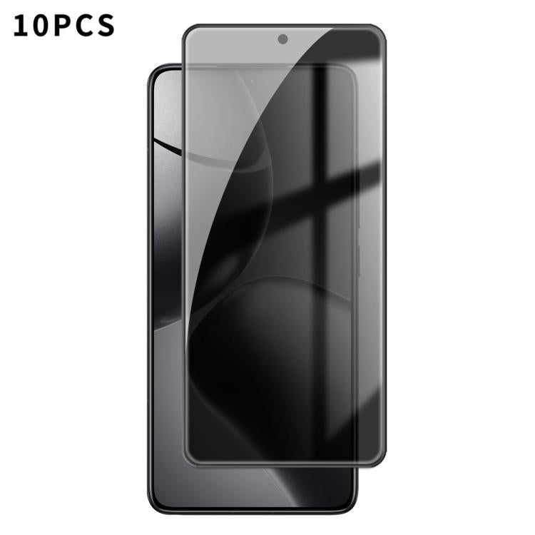 10pcs Kalebol High-Aluminum Screen-Printed Full-Coverage Black-Border Privacy Tempered Glass Film, For Xiaomi Poco M8 Power 5G, For Xiaomi 17T Pro 5G, For Xiaomi Poco C81 Pro 4G, For Xiaomi 17T 5G, For Xiaomi 17 Ultra, For Xiaomi 17 Pro Max            ...