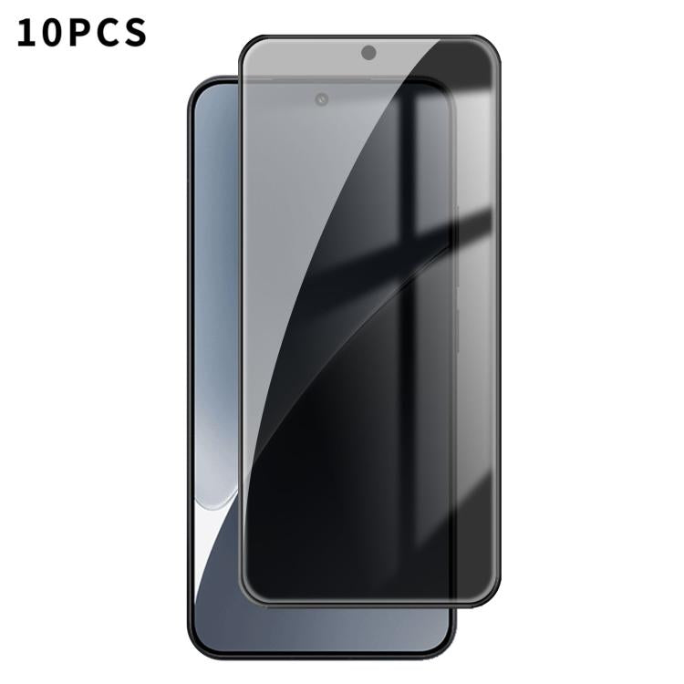 10pcs Kalebol High-Aluminum Screen-Printed Full-Coverage Black-Border Privacy Tempered Glass Film, For Xiaomi Poco M8 Power 5G, For Xiaomi 17T Pro 5G, For Xiaomi Poco C81 Pro 4G, For Xiaomi 17T 5G, For Xiaomi 17 Ultra, For Xiaomi 17 Pro Max            ...