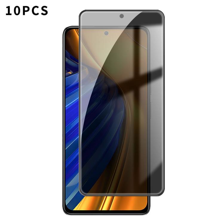 10pcs Kalebol High-Aluminum Screen-Printed Full-Coverage Black-Border Privacy Tempered Glass Film, For Xiaomi Poco C81 Pro 4G, For Xiaomi 17T 5G, For Xiaomi 17 Ultra, For Xiaomi 17 Pro Max, For Xiaomi 17 Pro, For Xiaomi 17, For Xiaomi 15T Pro          ...