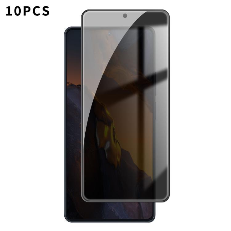 10pcs Kalebol High-Aluminum Screen-Printed Full-Coverage Black-Border Privacy Tempered Glass Film, For Xiaomi Poco M8 Power 5G, For Xiaomi 17T Pro 5G, For Xiaomi Poco C81 Pro 4G, For Xiaomi 17T 5G, For Xiaomi 17 Ultra, For Xiaomi 17 Pro Max            ...