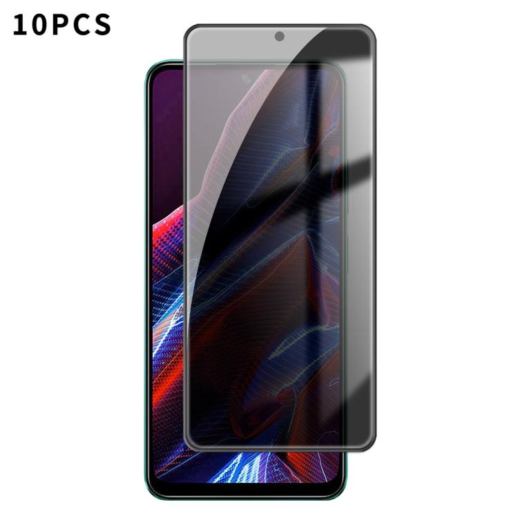 10pcs Kalebol High-Aluminum Screen-Printed Full-Coverage Black-Border Privacy Tempered Glass Film, For Xiaomi Poco C81 Pro 4G, For Xiaomi 17T 5G, For Xiaomi 17 Ultra, For Xiaomi 17 Pro Max, For Xiaomi 17 Pro, For Xiaomi 17, For Xiaomi 15T Pro          ...