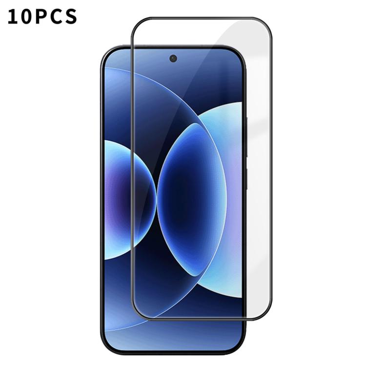 10pcs Kalebol High-Aluminum Screen-Printed Full-Coverage Anti-Fingerprint Black-Bordered HD Tempered Glass Film, For Xiaomi Poco M8 Power 5G, For Xiaomi 17T Pro 5G, For Xiaomi Poco C81 Pro 4G, For Xiaomi 17T 5G, For Xiaomi 17 Ultra, For Xiaomi 17 Pro M...