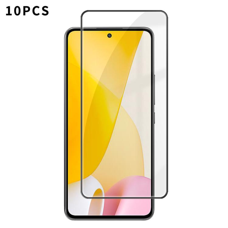 10pcs Kalebol High-Aluminum Screen-Printed Full-Coverage Anti-Fingerprint Black-Bordered HD Tempered Glass Film, For Xiaomi Poco C81 Pro 4G, For Xiaomi 17T 5G, For Xiaomi 17 Ultra, For Xiaomi 17 Pro Max, For Xiaomi 17 Pro, For Xiaomi 17                ...
