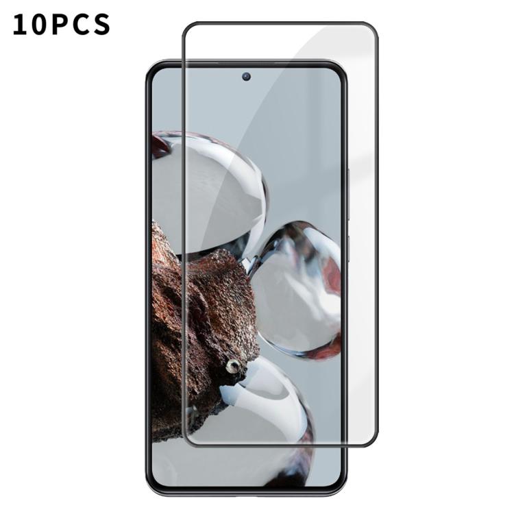 10pcs Kalebol High-Aluminum Screen-Printed Full-Coverage Anti-Fingerprint Black-Bordered HD Tempered Glass Film, For Xiaomi Poco C81 Pro 4G, For Xiaomi 17T 5G, For Xiaomi 17 Ultra, For Xiaomi 17 Pro Max, For Xiaomi 17 Pro, For Xiaomi 17                ...