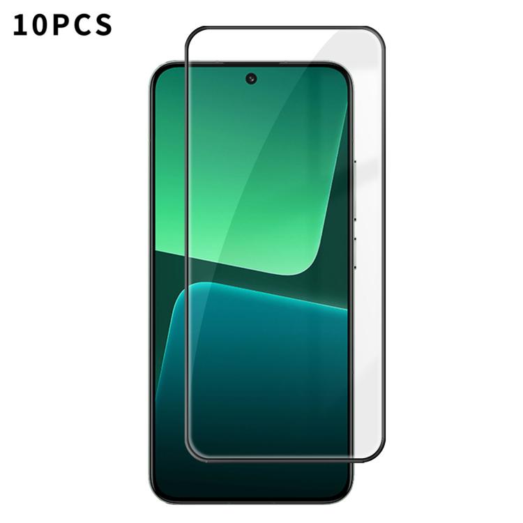 10pcs Kalebol High-Aluminum Screen-Printed Full-Coverage Anti-Fingerprint Black-Bordered HD Tempered Glass Film, For Xiaomi Poco C81 Pro 4G, For Xiaomi 17T 5G, For Xiaomi 17 Ultra, For Xiaomi 17 Pro Max, For Xiaomi 17 Pro, For Xiaomi 17                ...