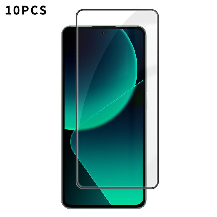 10pcs Kalebol High-Aluminum Screen-Printed Full-Coverage Anti-Fingerprint Black-Bordered HD Tempered Glass Film, For Xiaomi Poco M8 Power 5G, For Xiaomi 17T Pro 5G, For Xiaomi Poco C81 Pro 4G, For Xiaomi 17T 5G, For Xiaomi 17 Ultra, For Xiaomi 17 Pro M...