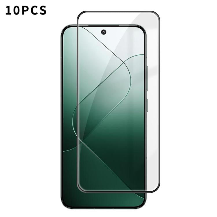 10pcs Kalebol High-Aluminum Screen-Printed Full-Coverage Anti-Fingerprint Black-Bordered HD Tempered Glass Film, For Xiaomi Poco M8 Power 5G, For Xiaomi 17T Pro 5G, For Xiaomi Poco C81 Pro 4G, For Xiaomi 17T 5G, For Xiaomi 17 Ultra, For Xiaomi 17 Pro M...