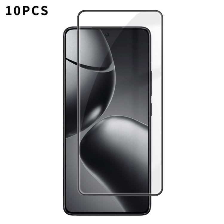 10pcs Kalebol High-Aluminum Screen-Printed Full-Coverage Anti-Fingerprint Black-Bordered HD Tempered Glass Film, For Xiaomi Poco M8 Power 5G, For Xiaomi 17T Pro 5G, For Xiaomi Poco C81 Pro 4G, For Xiaomi 17T 5G, For Xiaomi 17 Ultra, For Xiaomi 17 Pro M...